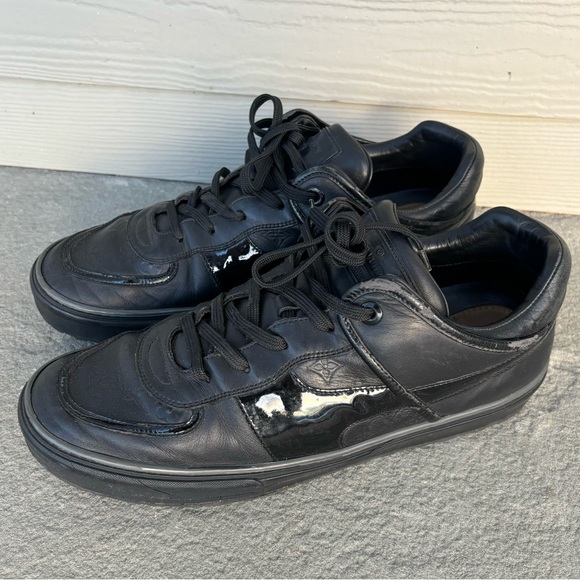Louis Vuitton Black Monogram Sneakers